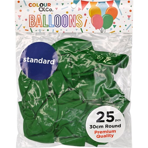 Colour & Co. SB2530 Standard Balloons, 25 Pcs, 30cm Round, Premium Quality_5 - Theodist