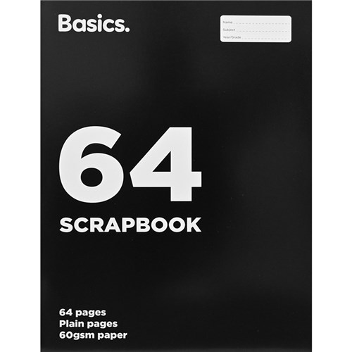 Basics. SB64 Scrapbook, 64 Plain Pages, 60GSM - Theodist