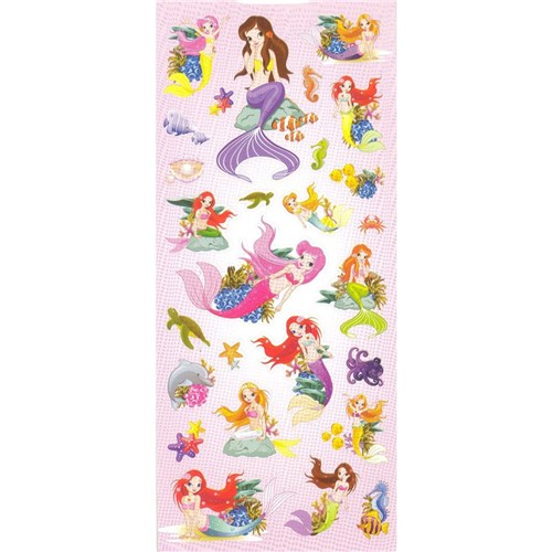 Tim The Toyman Mermaids Sticker Book 100+ Stickers/ 4 Sheets_1 - Theodist