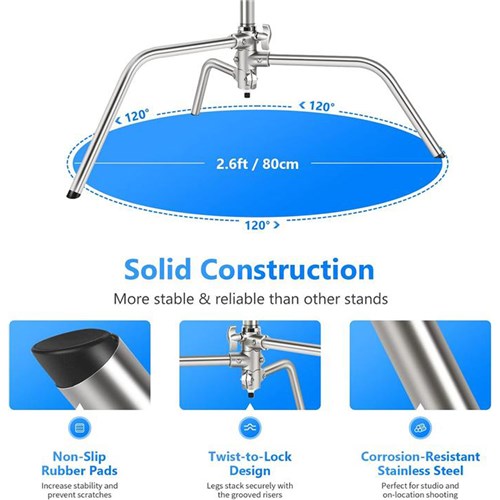 Neewer 10087101 Pure Metal Pro Reflector Arm_2 - Theodist