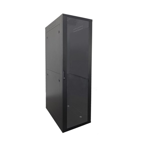Sharkrack SCBDB18U68BAC Standard  Network Server Rack 18U Glass Solid Door 600x800x990mm - Theodist