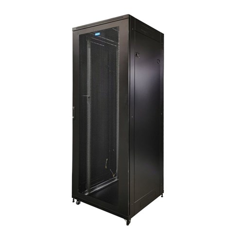 Sharkrack SCBDB27U66DFC Standard Network Server Rack 27U Glass Solid Door 600x600x1390mm- Theodist