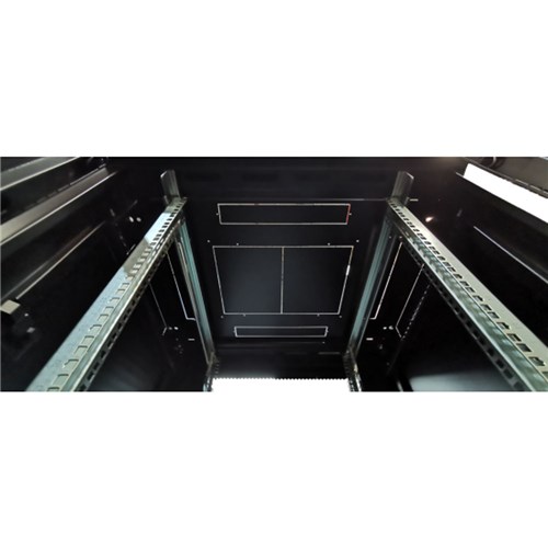 Sharkrack Standard Server Rack 600Wx1200D 42U Glass Solid Door SCBDB42U612BA_1 - Theodist