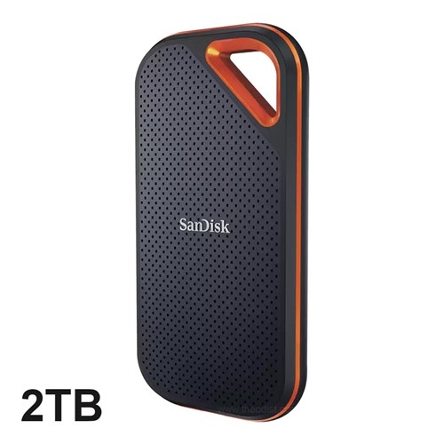 Sandisk 2TB Extreme Pro Portable External Hard Drive SSD V2 2000MBs SDSSDE81-2T00 - Theodist