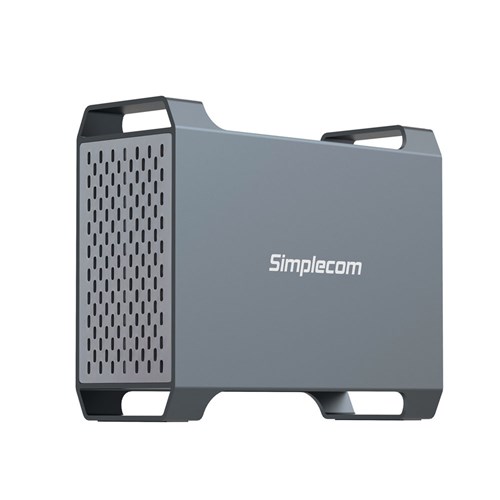 Simplecom SE482 Hard Drive SATA USB-C Dual Bay 3.5" Raid Enclosure_1 - Theodist