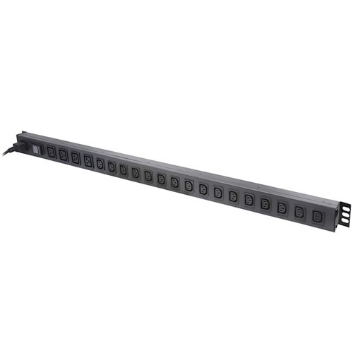 Serveredge SEDG-20PVM-C13C19-32A Metered 20 Port Vertical PDU, (16) IEC C13 Output, (4) IEC C19 Output & (1) IP56 3 Pin Round Captive Input - Theodist