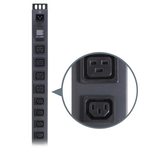 Serveredge SEDG-20PVM-C13C19-32A Metered 20 Port Vertical PDU, (16) IEC C13 Output, (4) IEC C19 Output & (1) IP56 3 Pin Round Captive Input_2 - Theodist