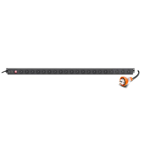 Serveredge Basic Vertical 20 Port 15A PDU, 10A 3 Pin AUS GPO Output & (1) 15A Input SEDG-20P-GPO-15AC_1 - Theodist