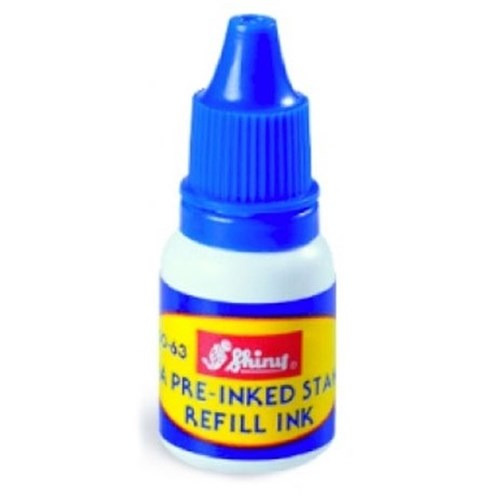 Shiny Pre-Inked Stamp Refill Ink 10mL Blue, Red_2 - Theodist
