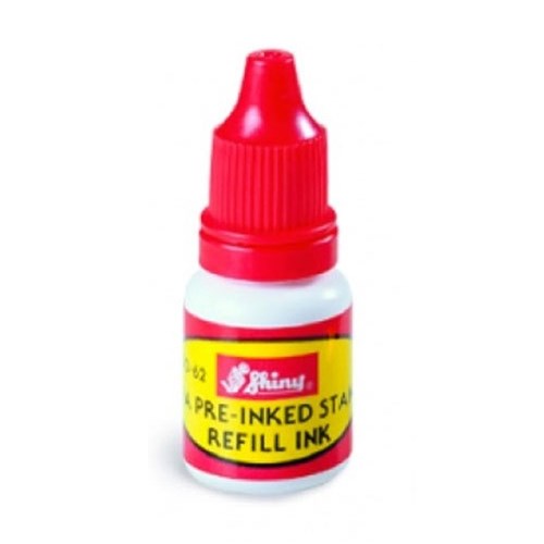 Shiny Pre-Inked Stamp Refill Ink 10mL Blue, Red_3 - Theodist