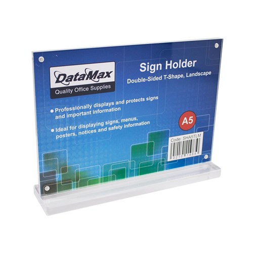 DataMax SHA5TLM Magnetic Sign Holder A5 Landscape - Theodist