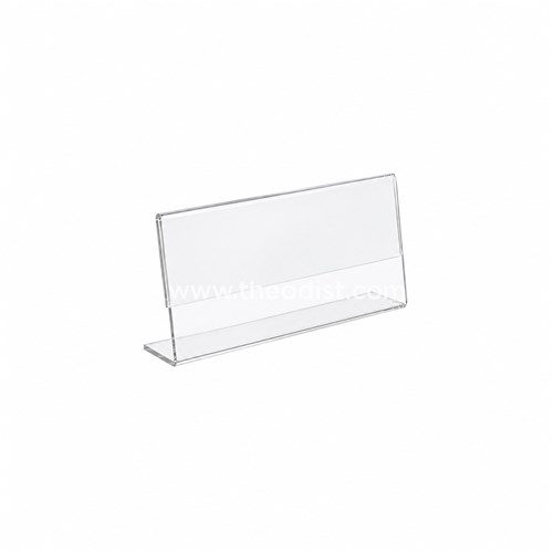 Deflecto SHBCSL Sign/Business Card Holder L-Shape 90x55mm - Theodist