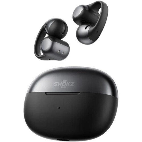 SHOKZ OpenDots One Open-Ear True Wireless Earbuds Black SHOKZE310STBK - Theodist