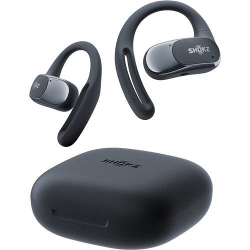 SHOKZ OpenFit Air Open-Ear True Wireless Earbuds Black SHOKZT511STBK_1 - Theodist