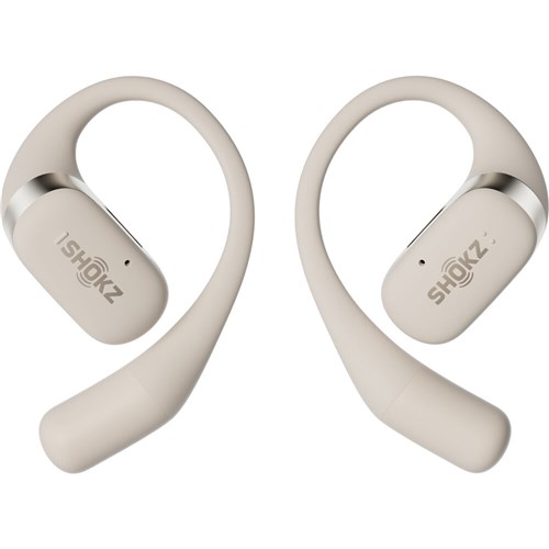 SHOKZ OpenFit Open-Ear True Wireless Earbuds Beige SHOKZT910STBG - Theodist
