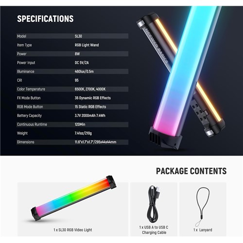 Neewer Basics SL30 LED Light 10107033EU_7 - Theodist
