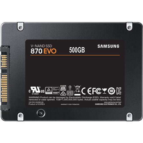 Samsung 870 EVO 500GB 2.5" SATA Internal SSD 560R/530W MB/s_3 - Theodist