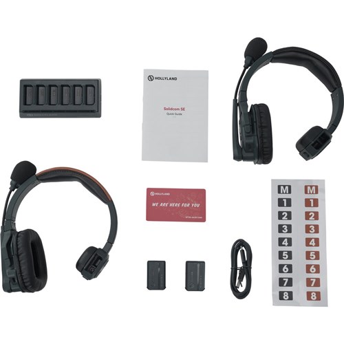 Hollyland Solidcom SE-2S 2.4GHz Intercom 2-Person Noise Cancelling Wireless Headset Global Version_1 - Theodist