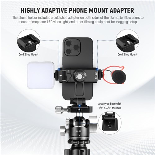 Neewer SP02 Tripod Mount for Mobile Phones_1 - Theodist