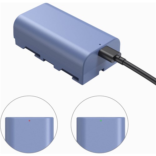 Smallrig NP-F550 USBC-C Rechargeable Camera Battery, 3500mAh, 25.4Wh, 4331 for Sony_3 - Theodist