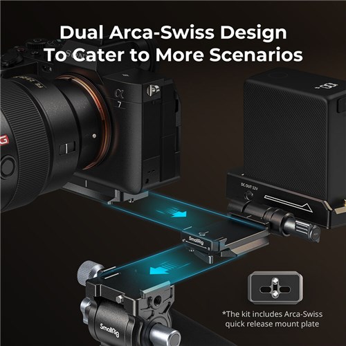 SmallRig NP-F Battery Adapter Mount Plate Kit for Mirrorless Cameras 4696_5 - Theodist