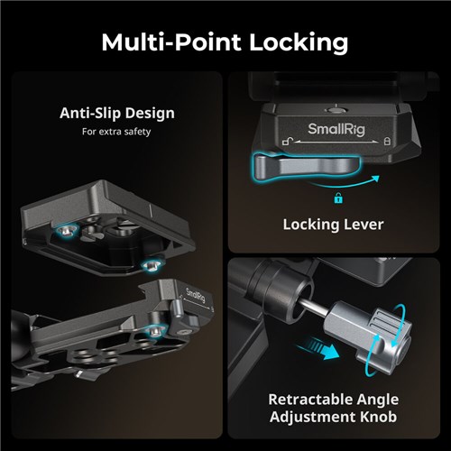 SmallRig NP-F Battery Adapter Mount Plate Kit for Mirrorless Cameras 4696_7 - Theodist