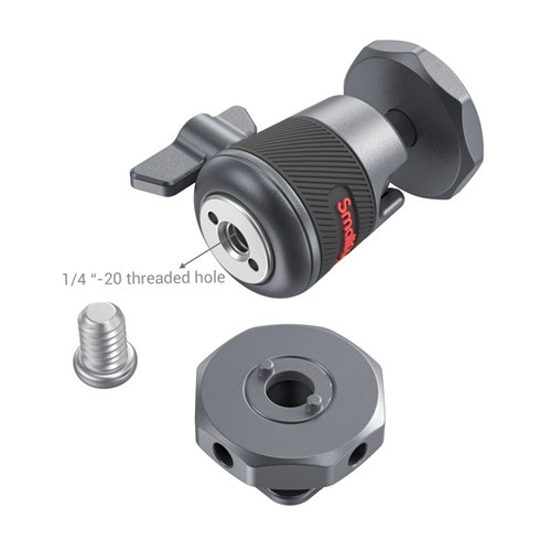 SmallRig SR2948 Mini Ball Head Mount with Removable Cold Shoe Mount 2pcs_2 - Theodist