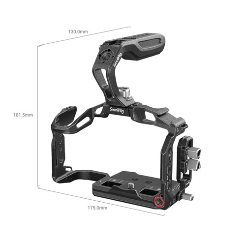 SmallRig SR3891 "Black Mamba" Handheld Cage Kit for Canon EOS R5C/R5/R6_1 - Theodist 