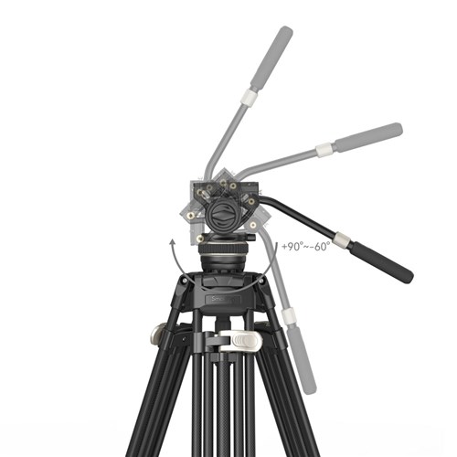 SmallRig 3989 Freeblazer Heavy-Duty Carbon Fiber Tripod Kit_6 - Theodist