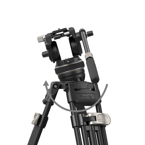 SmallRig 3989 Freeblazer Heavy-Duty Carbon Fiber Tripod Kit_8 - Theodist