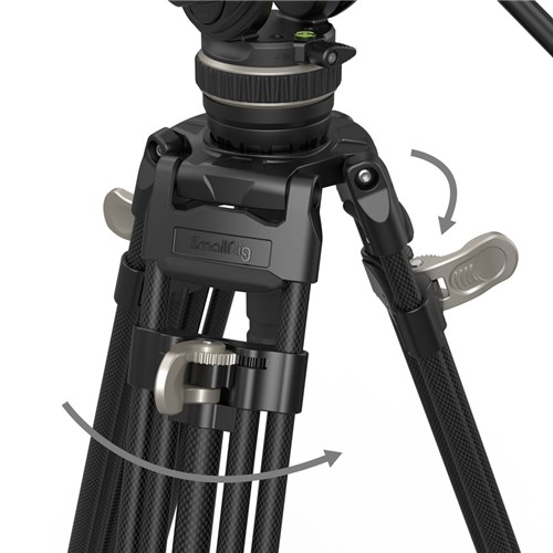 SmallRig 3989 Freeblazer Heavy-Duty Carbon Fiber Tripod Kit_9 - Theodist