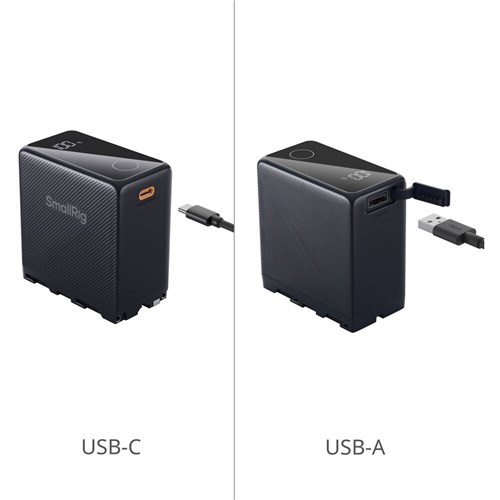Smallrig NP-F970 USB-C Rechargeable Camera Battery (Black) 4469_2 - Theodist