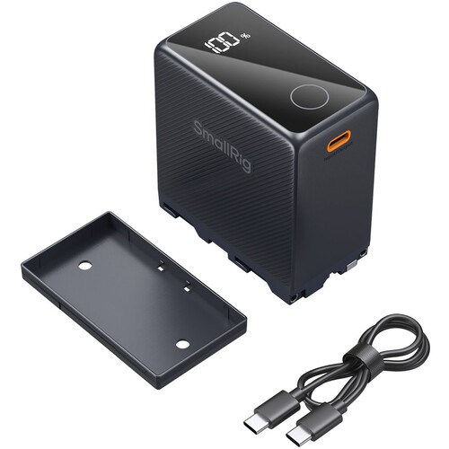 Smallrig NP-F970 USB-C Rechargeable Camera Battery (Black) 4469_8 - Theodist