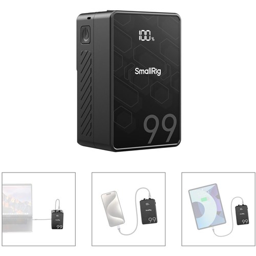 SmallRig VB99 SE Mini V Mount Battery 4608_7 - Theodist
