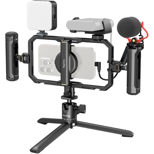 SmallRig All-in-One Video Kit for Smartphone Creators with Audio and Lighting System - Theodist