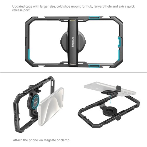 SmallRig All-in-One Video Kit for Smartphone Creators with Audio and Lighting System_1 - Theodist