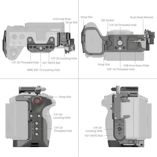SmallRig Camera Cage Kit for Sony FX3 / FX30 4770_2 - Theodist