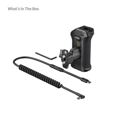 SmallRig Rotating Side Handle with Trigger Rec for Selected Canon/Blackmagic Design 5235_6 - Theodist