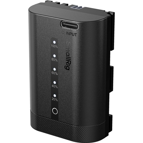 SmallRig USB-C Camera Battery with Power Display for Canon LP-E6P 5298 - Theodist