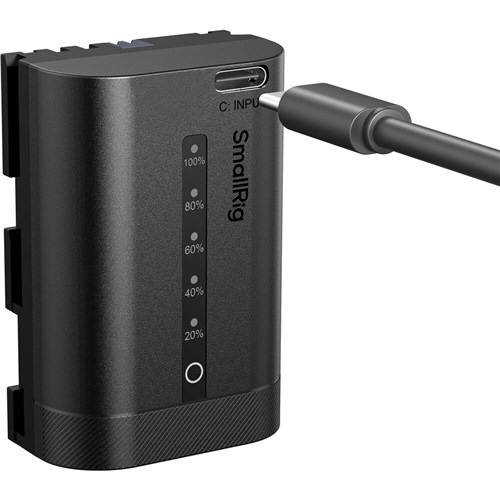SmallRig USB-C Camera Battery with Power Display for Canon LP-E6P 5298_3 - Theodist