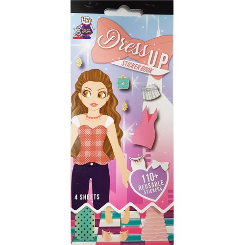 Tim The Toyman Dressup Sticker Book 110+ Reusable Stickers/ 4 Sheets - Theodist