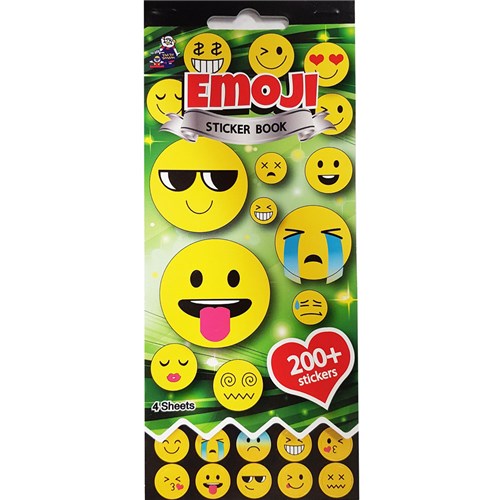 Tim The Toyman Emoji Sticker Book 200+ Stickers/ 4 Sheets - Theodist