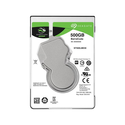 Seagate 500GB BarraCuda 5400 RPM 128MB Cache SATA 6.0Gb/s 2.5" - Theodist