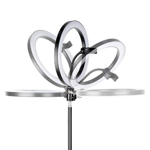 Havit ST7012 Pro Tripod with 10” LED Ring Light & Phone Holder_2 - Theodist
