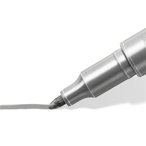 Staedtler Metallic Marker Pens 1-2mm_SLV1 - Theodist