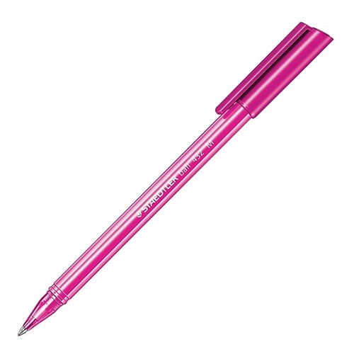Staedtler 432 Stick Triangular Ballpoint Pen Medium 1.0mm_Pink - Theodist