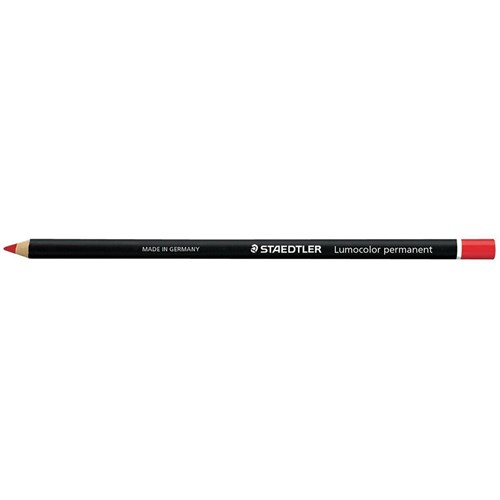  Staedtler Lumocolor Permanent Glasochrom 108 20 Pencils_RED - Theodist