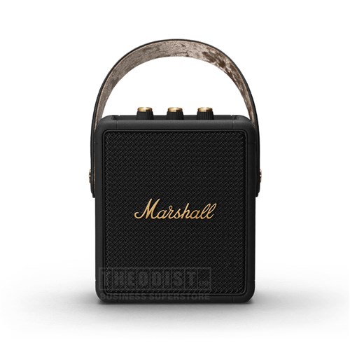 Marshall Stockwell II Bluetooth Speaker Black & Brass - Theodist