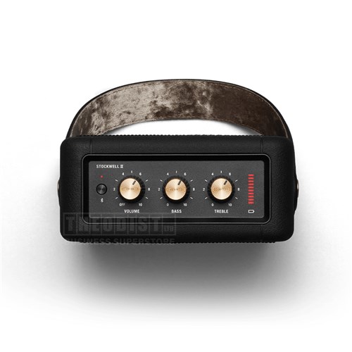Marshall Stockwell II Bluetooth Speaker Black & Brass_2 - Theodist