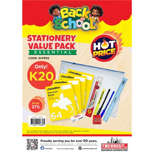Stationery Value Pack Essential SVPESS - Theodist
